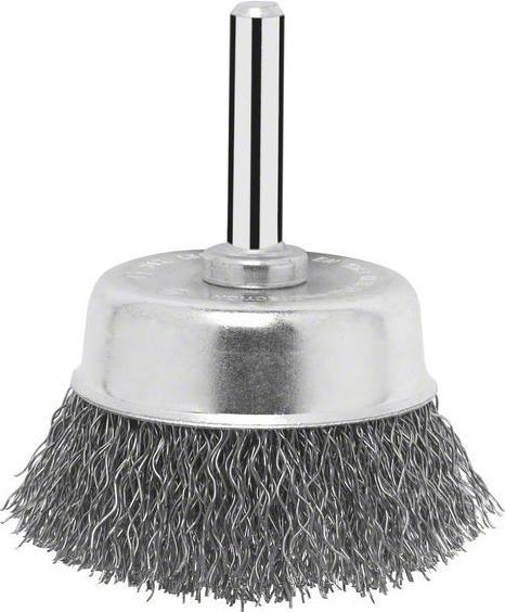 Actual product image Bosch Zubehör Cup brush for drilling machines, crimped wire, 50 x 6 mm
