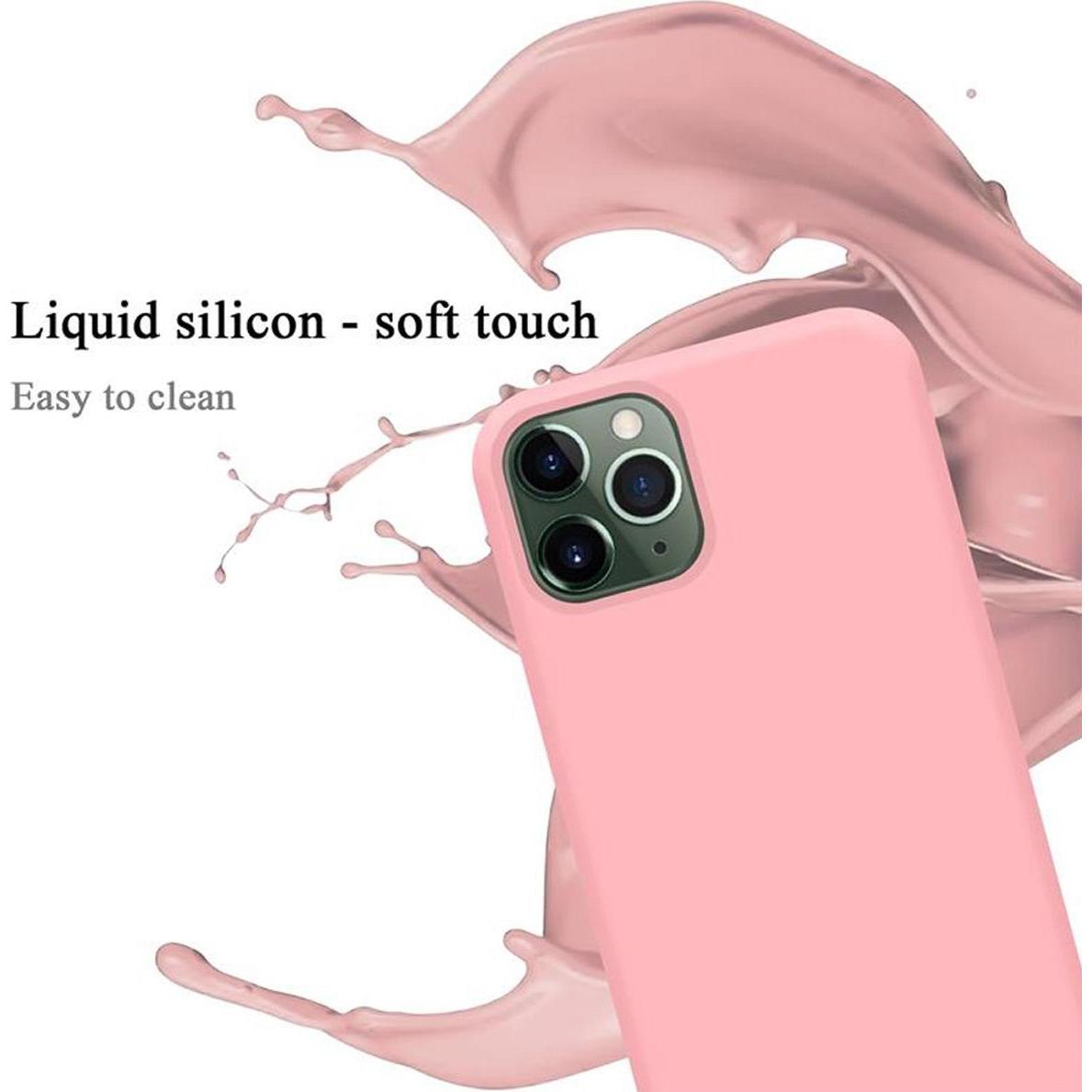 Thumbnail - Cadorabo TPU Liquid Silicone Case Cover (Apple iPhone 11 Pro Max), Smartphone Hülle, Rosa
