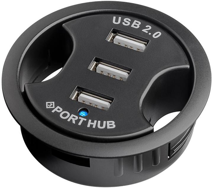 Image du produit Goobay HUB encastrable (USB-A, 3 Ports)