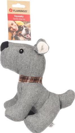 Produktbild Flamingo - Toy Britta Dog Grey - 22cm (Plüschspielzeug Hund)