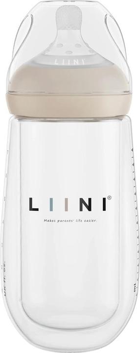 Actual product image Liini Double glass baby bottle (220 ml)