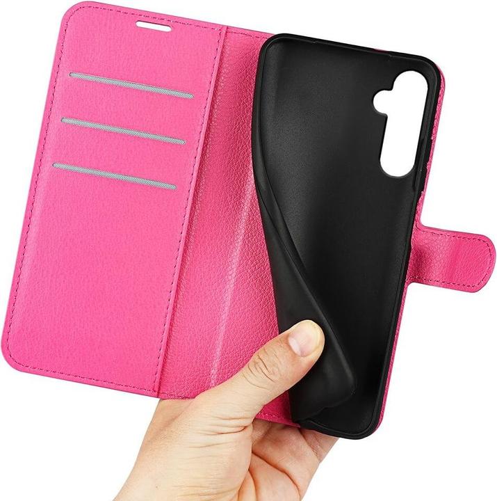 Actual product image Cover-Discount Leather case cover pink (Samsung Galaxy S24+)