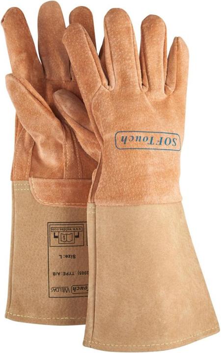Image du produit Weldas Gants de soudeur taille XL (9,5) orange EN 388, EN 12477 EPI catégorie II (XL)