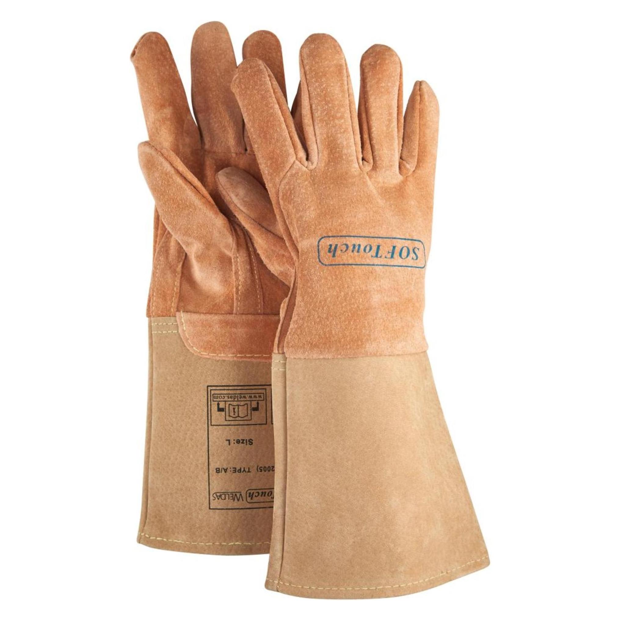 Magni Weldas 10-1003M Schweisserhandschuh aus Schweinsleder, Grösse M 1 Paar (M) (204087)