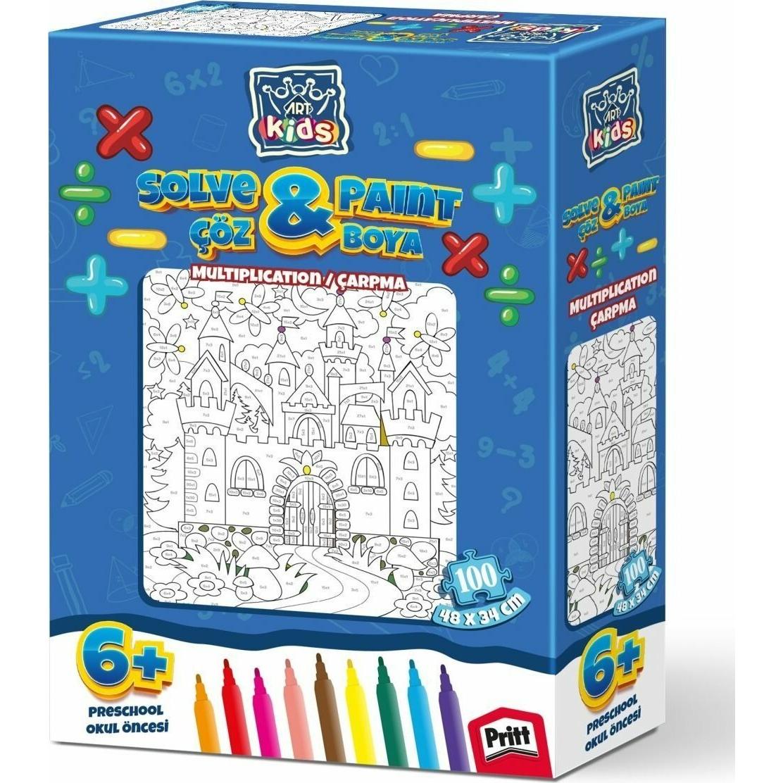 Lamberth ART PUZZLE Ausmalpuzzle Division 100 Teile (100 Teile)