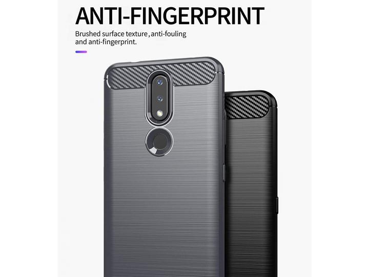 Immagine prodotto Screenguard Nokia 2.4 Cover Carbon Brushed Soft TPU (Nokia 2.4)