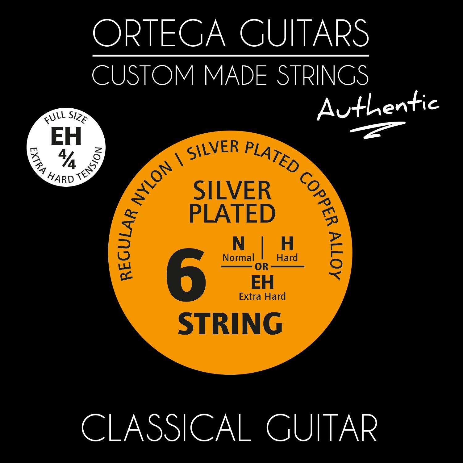 Ortega Corde di nylon per chitarra - 4/4 - extra hard (Chitarra), Corde per strumenti