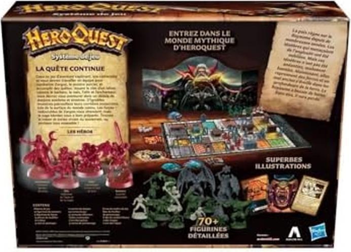 Actual product image Hasbro Gaming HeroQuest (French)