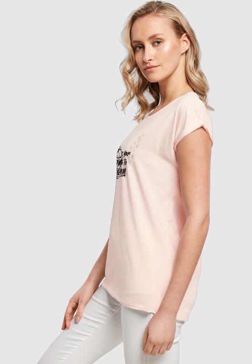 Produktbild Merchcode Ladies Its Your Time To Bloom Extended Shoulder Tee - 112545 (M)