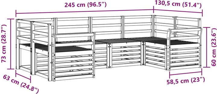 Produktbild vidaXL Outdoor-Sofa
