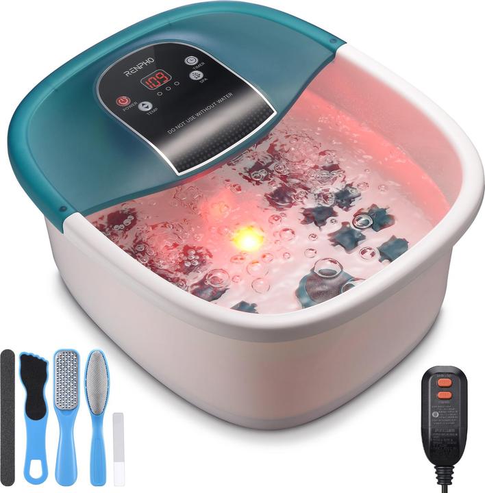 Renpho Foot Spa Bath Massager, PEU-R-X002-GN
