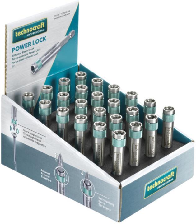Produktbild technocraft Bitshalter 1/4" Power Lock (Bit-Adapter, Bit-Halter)