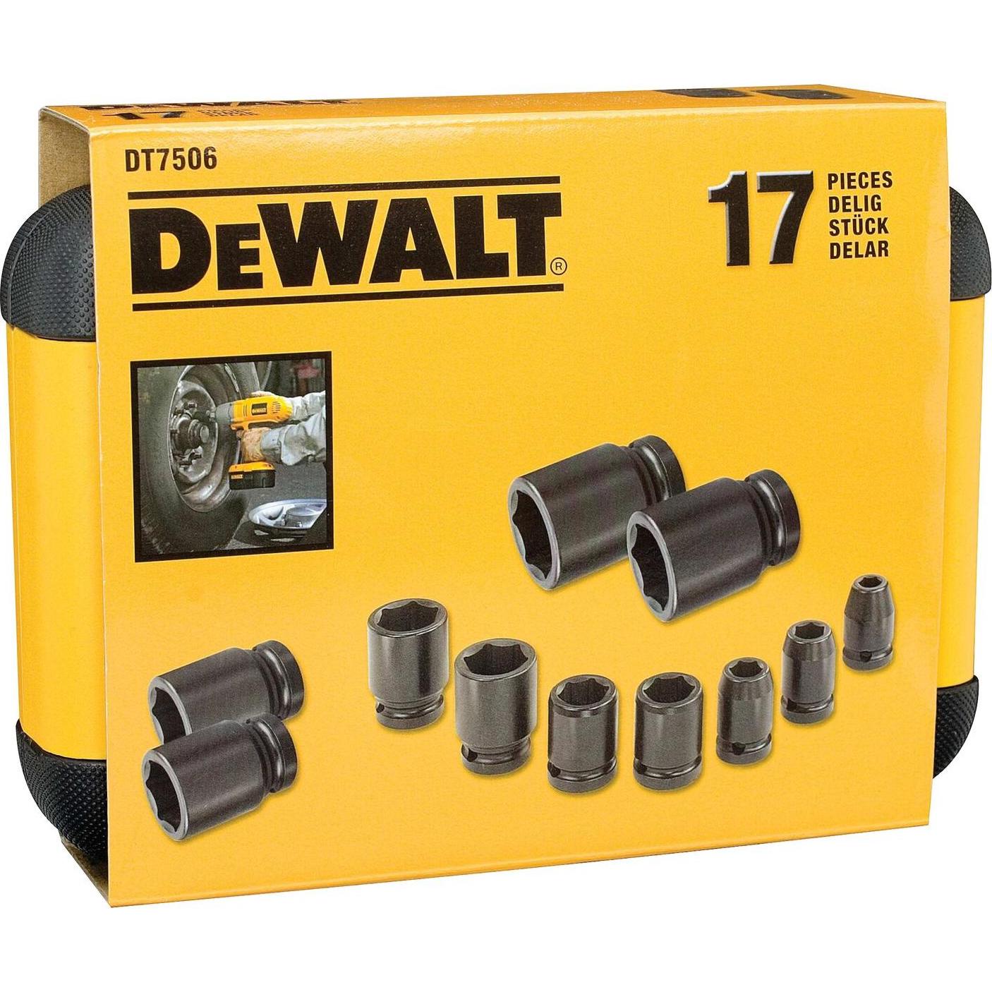 Thumbnail - DeWalt, Bits, 17tlg. Schlagschrauber Nüsse Set (27 mm)