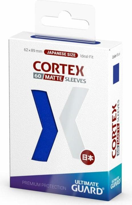 Produktbild Ultimate Guard 60 pochettes Cortex Sleeves format japonais Bleu Mat