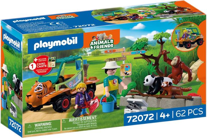 Image du produit Playmobil 72072 Zoo: Tierpflegermobil