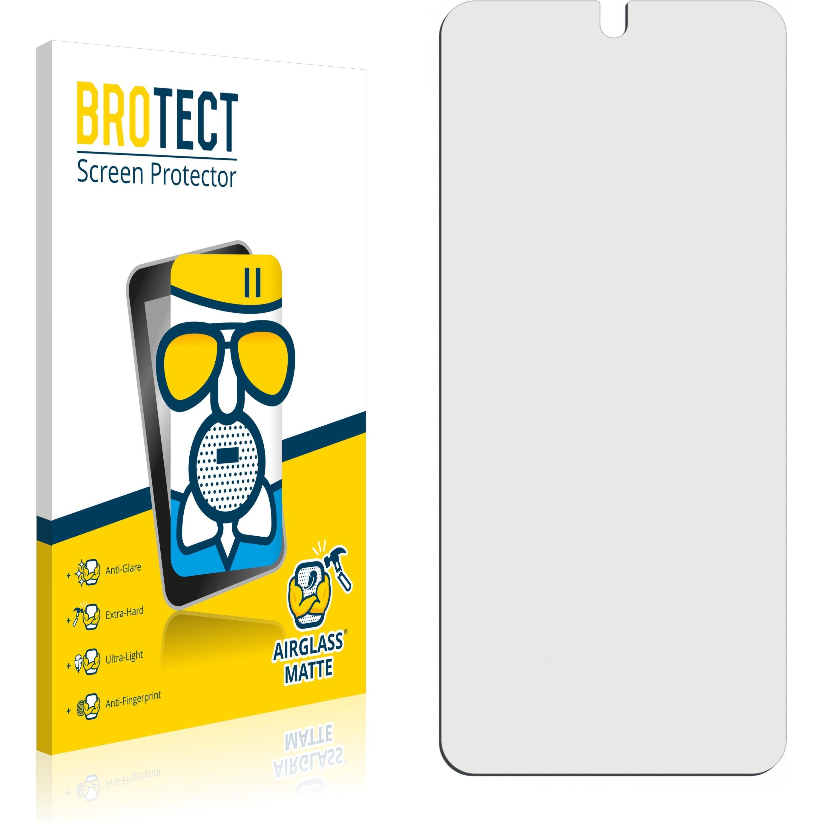 BROTECT AirGlass Panzerglasfolie Matt (1 Stück, Motorola Moto G41), Smartphone Schutzfolie, Grau