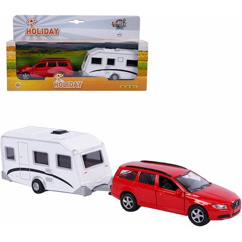 NoName Die Cast Volvo V70 mit Caravan