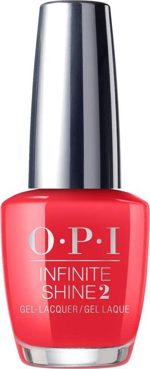 Actual product image OPI Infinite Shine - Cajun Shrimp (Orange, Red, Gel-Effect Nail Polish)
