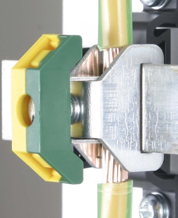 Immagine prodotto Dehn Terminale di connessione 35mm verde/giallo per 919015 (Morsettiera)