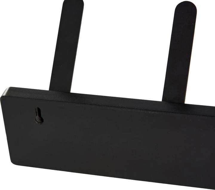 Actual product image Schou Coat rail 5 hooks, black