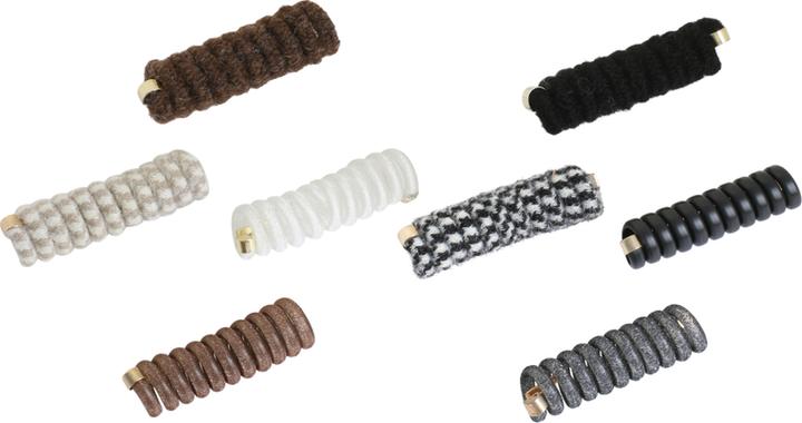 Produktbild Trisa Fashion Long Twister Schwarz 4 Stk. (Haargummi)