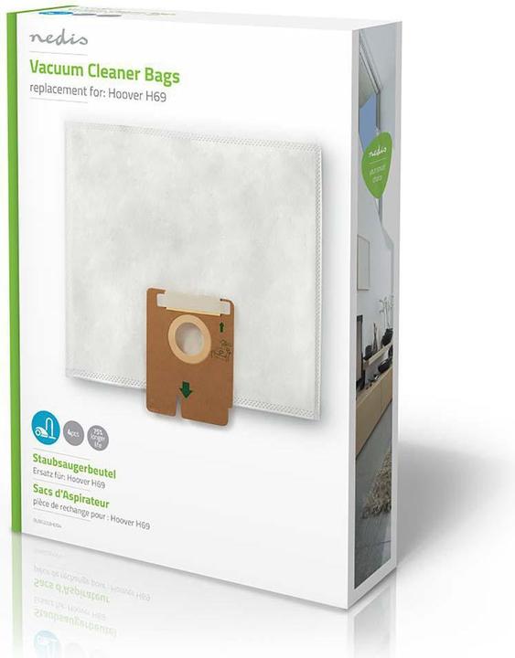 Produktbild Nedis Staubsaugerbeutel Hoove R H69 (4 x)