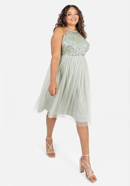 Produktbild Herba Halterneck-Midi-Kleid (40)