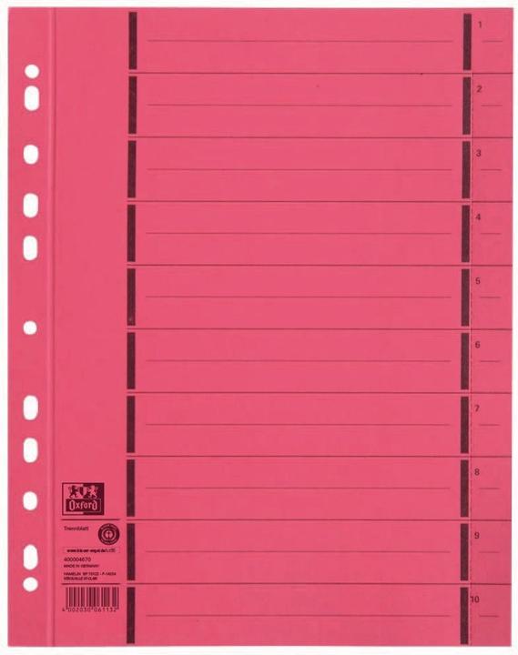 Nutritional values and ingredients Elba Separator sheet