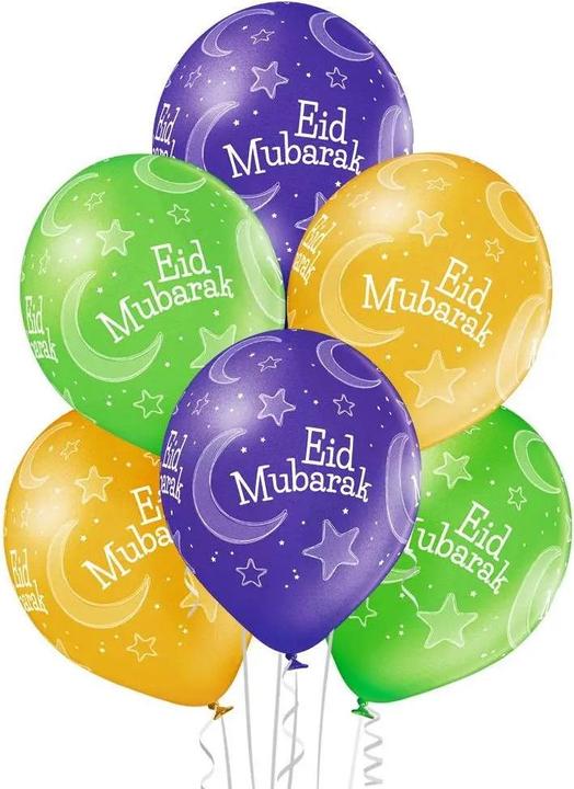Immagine prodotto Belbal Pallone Eid Mubarak (6 x)