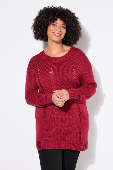 Produktbild Angel of Style Pullover, Loose Fit, Destroyed-Look (58)