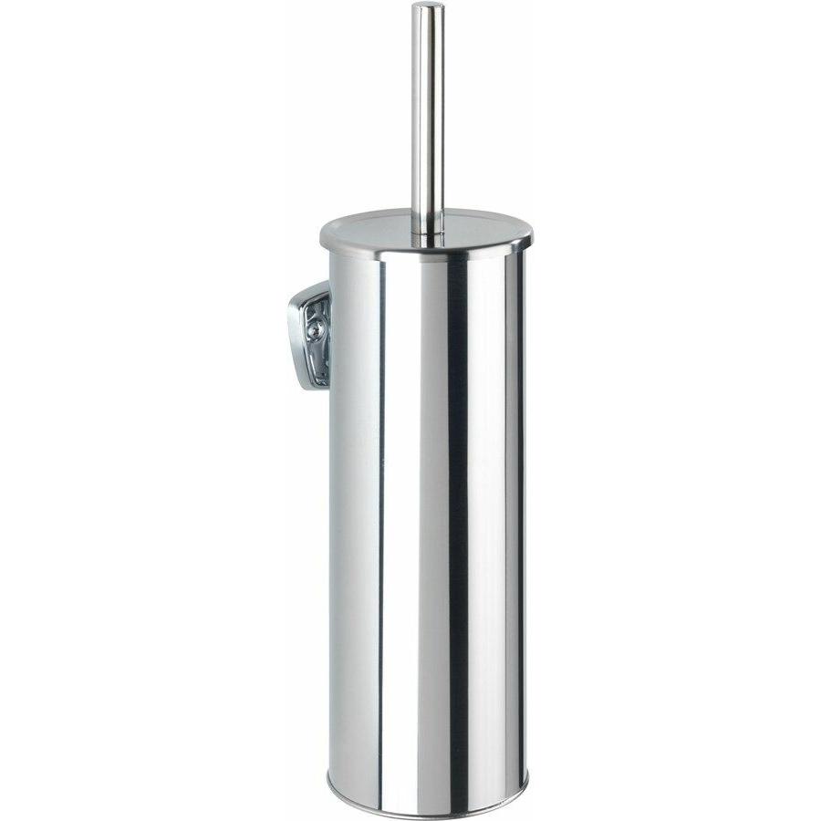 Wenko, Toilettenbürste, WC-Garnitur Basic silber Metall