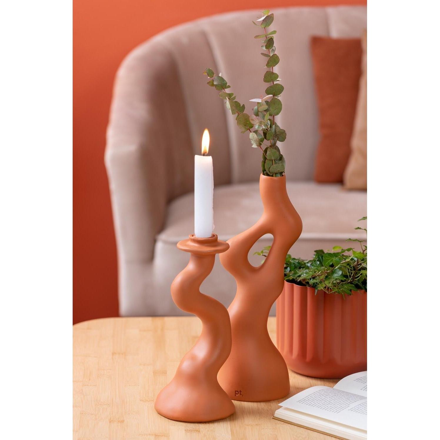 Thumbnail - present time, Kerzenständer, Organic Swirl Medium