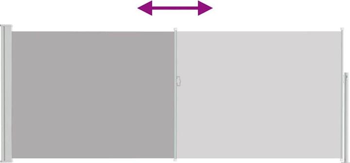 Produktbild vidaXL Balkon-Seitenmarkise (3 m)