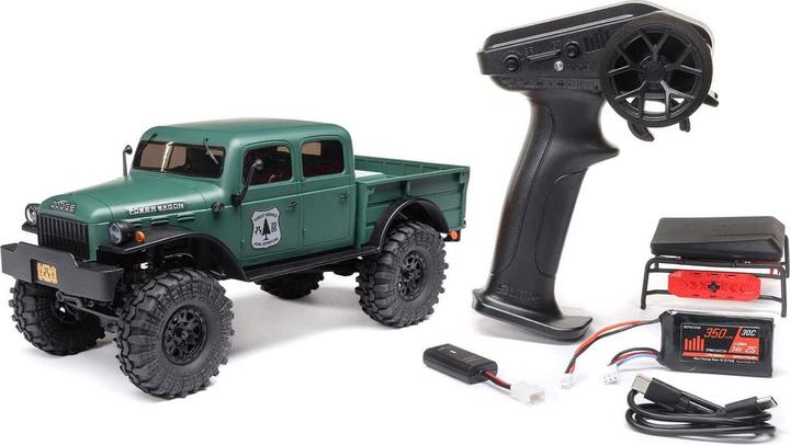 Produktbild Axial Scale Crawler SCX24 Dodge Power Wagon Grün, 1:24, RTR (RTR Ready-to-Run)