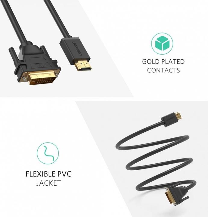 Image du produit Ugreen HDMI vers DVI (2 m)
