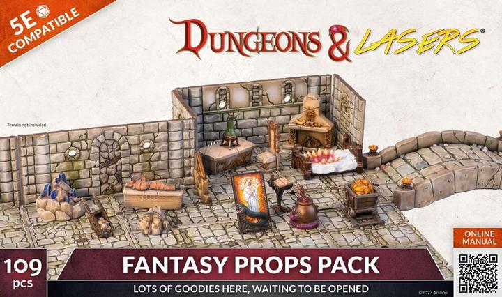 Produktbild Archon Studio Dungeons & Lasers - Fantasy Props Pack