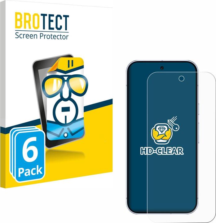 Actual product image BROTECT Screen Protector Clear (6 pcs., Google Pixel 10 Pro)