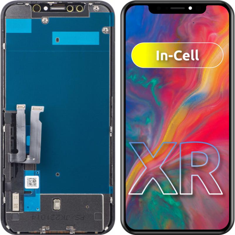 JK Display Unit für iPhone XR, In-Cell Version, Schwarz (Display, iPhone XR), Pezzi di ricambio per dispositivi mobili
