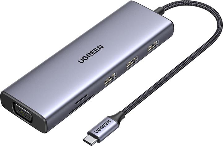 Actual product image Ugreen USB-C 9-In-1 Multifunction Adapter (USB-C, 9 ports)