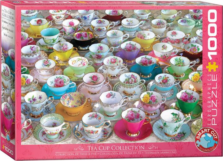 Actual product image Eurographics Tea cup collection (1000 pieces)