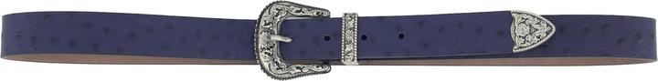 Produktbild Ulla Popken Ledergürtel, Prägung, Western-Stil, Metallspitze (135)