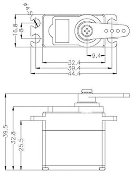 Image du produit Hitec Servomoteur HS7245MH
