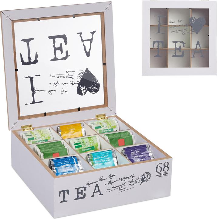 Produktbild Relaxdays Teebox