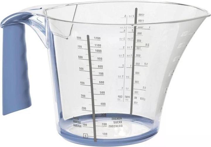 Produktbild Rotho Messbecher Loft 12 dl, Blau/Transparent (1200 ml)