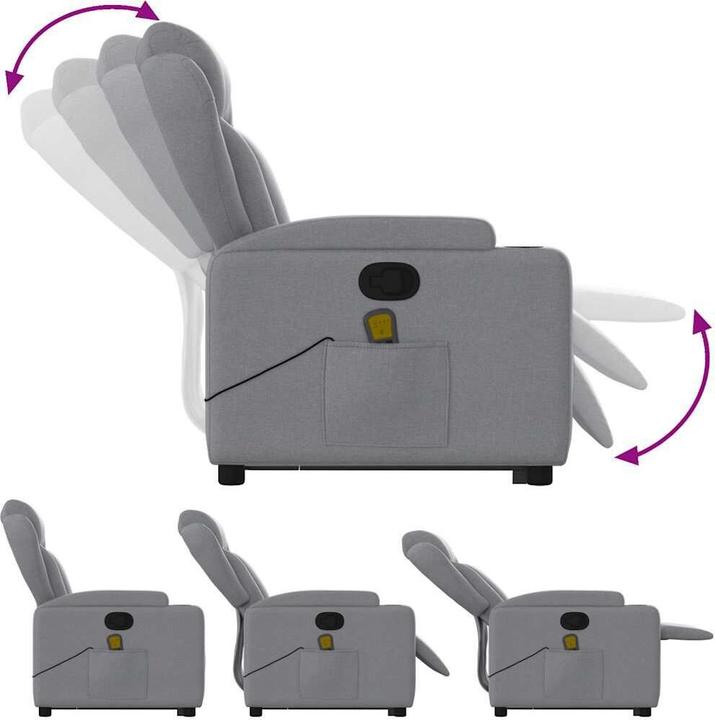 Immagine prodotto vidaXL Massagesessel mit Aufstehhilfe