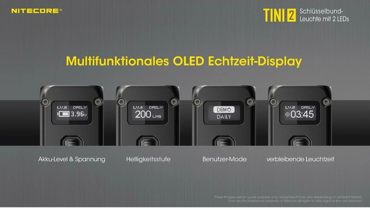 Productafbeelding Nitecore TINI2 (4.70 cm, 500 lm)
