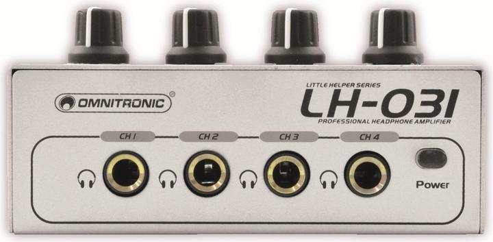 Actual product image Omnitronic LH031 Headphone amplifier