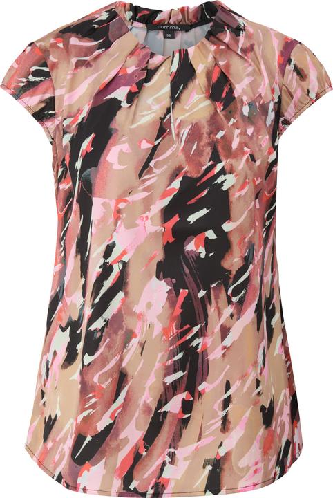 Produktbild Comma Bluse Gemusterte Satinbluse (46)
