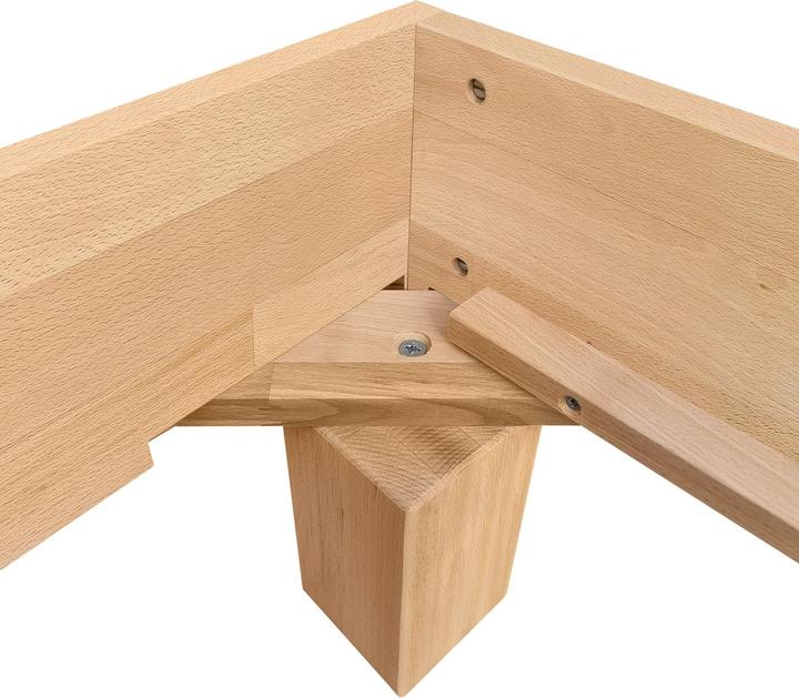 Actual product image Erst-Holz Modern super King bed 180x220 lacquered Beech without rigid slats 60.80-18-220oR (180 x 220 cm)