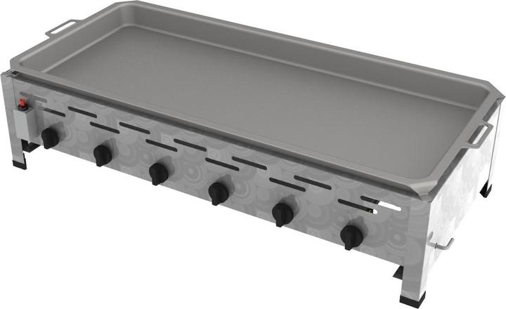 ChattenGlut Gasbräter 6-flammig mit Edelstahlpfanne (22 kW)